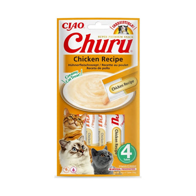 CHURU SNACK GATTO CREMOSO CON POLLO  4 X 14 GR