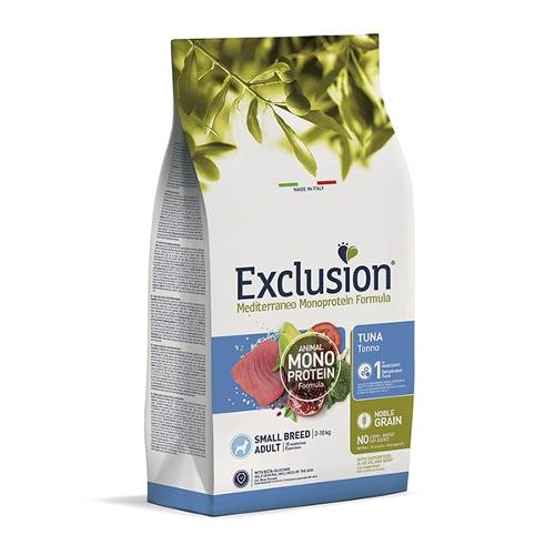EXCLUSION NOBLE GRAIN SMALL BREEDS ADULT CON TONNO 2 KG.