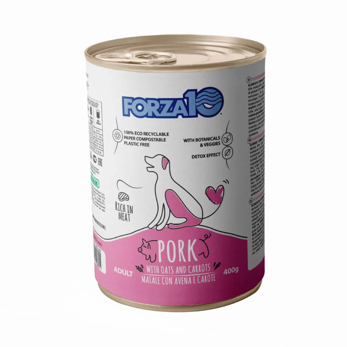 FORZA 10 MANTENIMENTO ADULT   MAIALE CON AVENA  E CAROTE 400 GR