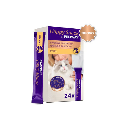 HAPPY SNACK BY FELIWAY GUSTO POLLO 24 STIK DA 15 GR