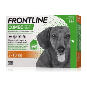 FRONTLINE COMBO 0,67 ML CANI P 2-10 KG 3 PIPETTE 38,50.