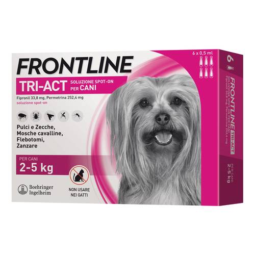 FRONTLINE TRI-ACT 0,5 ML CANI 2-5 KG 6 PIPETTE 62,10.