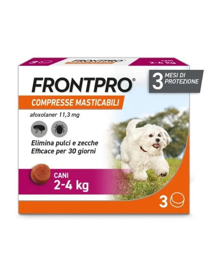FRONTPRO CANI 2-4 KG 3 COMPRESSE 41,40.