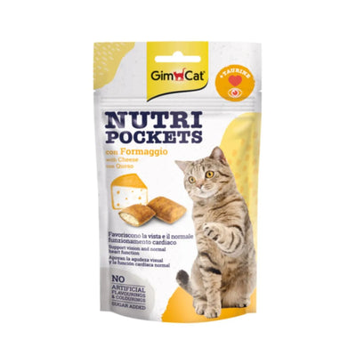 GIM CAT NUTRI POCKETS CON FORMAGGIO 60 GR