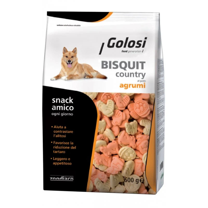 BISCOTTI COUNTRY  GOLOSI AGRUMI 600 GR.