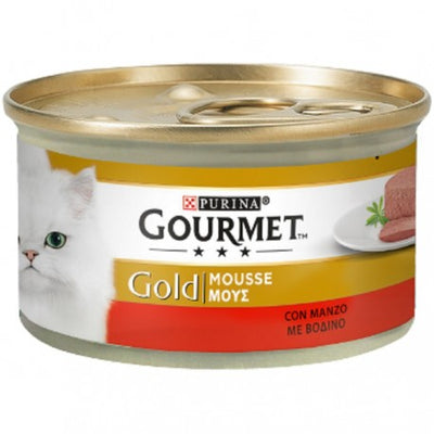 GOURMET GOLD  MOUSSE CON MANZO 85 GR