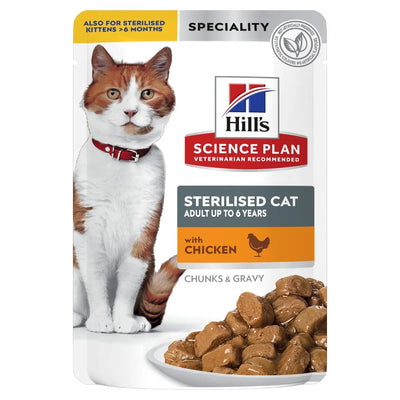HILL'S BUSTINE GATTO ADULT CON POLLO 85 GR