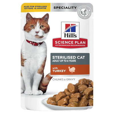 HILL'S  SCIENCE PLAN STERILIZZATO   BUSTINE CON TACCHINO 85 GR