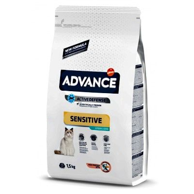 ADVANCE SENSITIVE  STERILIZZATO CON SALMONE 1,5 KG.