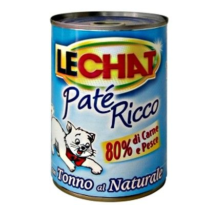 LECHAT PATE' RICCO CON TONNO 400 GR