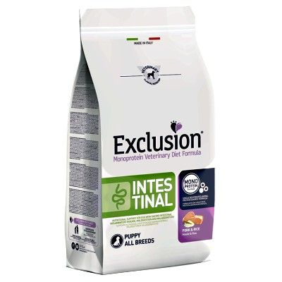 EXCLUSION INTESTINAL PUPPY ALL BREEDS CON MAIALE E RISO GR 800.