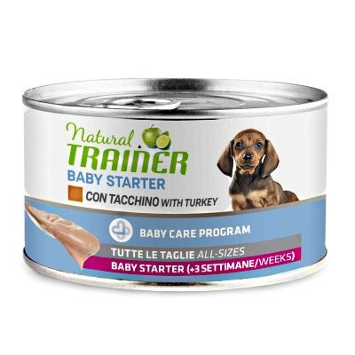 NATURAL TRAINER BABY STARTER CON TACCHINO 140 GR.