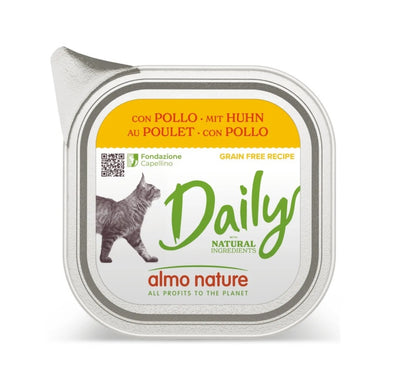 ALMO NATURE DAILY GATTO CON POLLO 100 GR