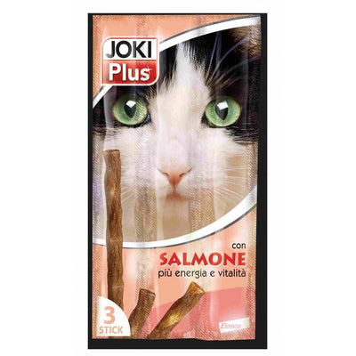 YOKI PLUS SNACK GATT0 CON SALMONE 3 X 5 GR