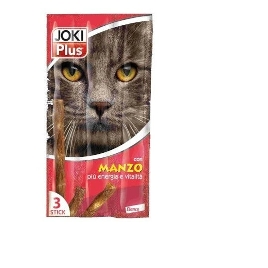 YOKI PLUS SNACK GATT0 CON MANZO 3 X 5 GR