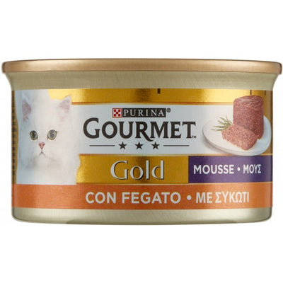 GOURMET GOLD  MOUSSE CON FEGATO 85 GR