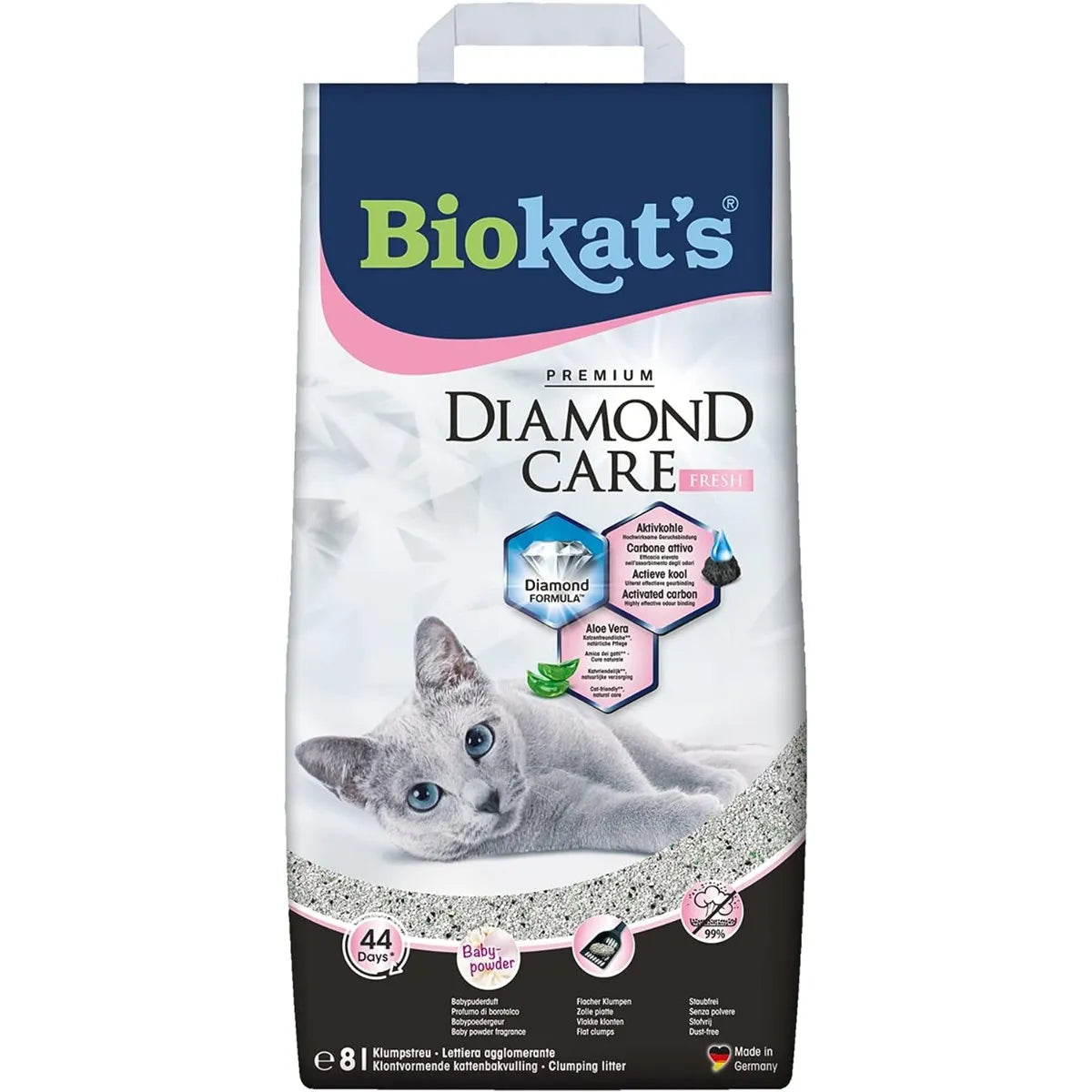 BIOKAT'S DIAMOND CARE FRESH LETTIERA PER GATTI 8 L