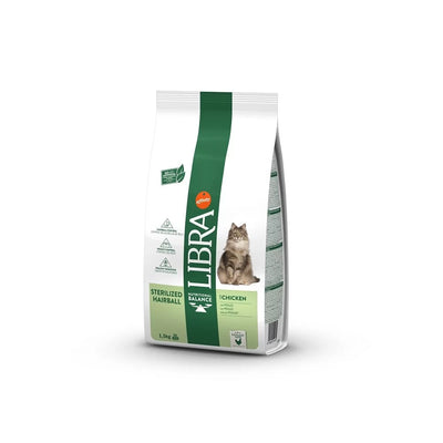 LIBRA STERILIZZATO  HAIRBALL CON POLLO  PER PALLE DI PELO 1,5 KG