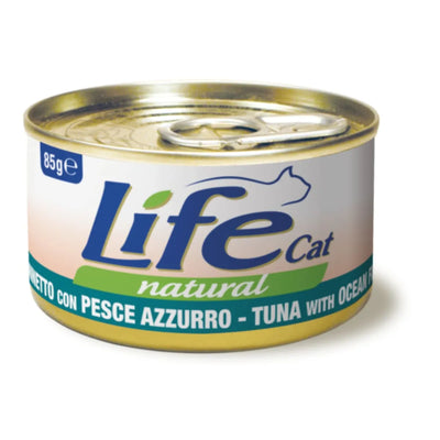 LIFE NATURAL  TONNO CON PESCE AZZURRO 85 GR