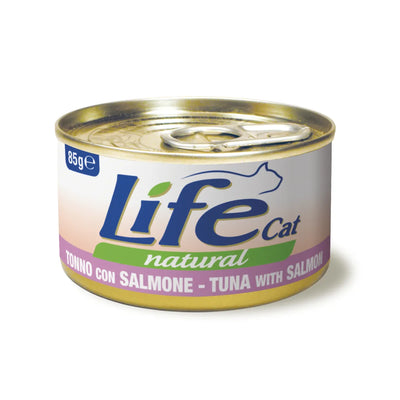 LIFE NATURAL TONNO CON SALMONE 85 GR
