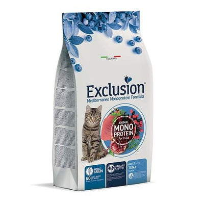 EXCLUSION MONOPROTEICO ADULT+1 TONNO  1,5 KG.