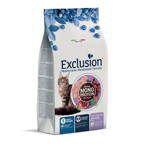 EXCLUSION GATTO GIANT STERILIZZATO ADULT CON POLLO 1,5 KG.