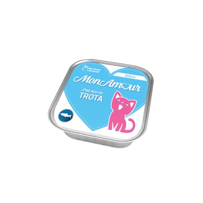 MONAMOUR  KITTEN PATE' CON TROTA 100 GR