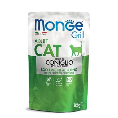 MONGE GRILL ADULT CON CONIGLIO 85 GR.