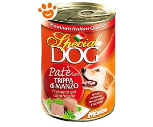 MONGE SPECIAL DOG  CON TRIPPA E MANZO 400 GR