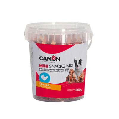 CAMON SNACKS MIX CON POLLAME 500 GR.