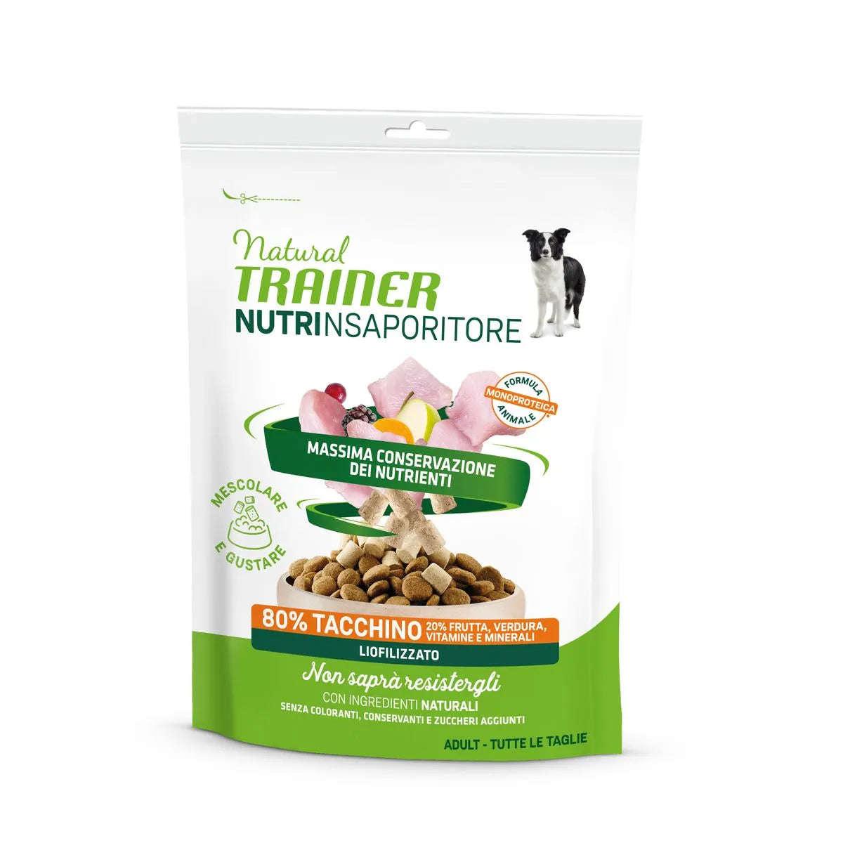 NATURAL TRAINER NUTRI  SNACK CON  TACCHINO 40 GR.