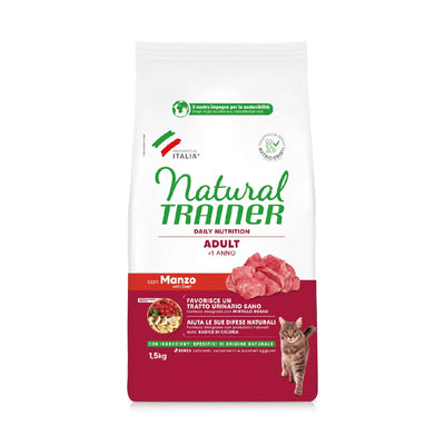 NATURAL TRAINER GATTO ADULT CON  MANZO 1,5 KG