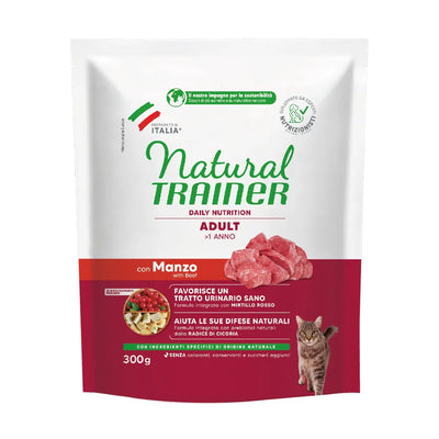 NATURAL TRAINER CAT ADULT CON MANZO 300 GR
