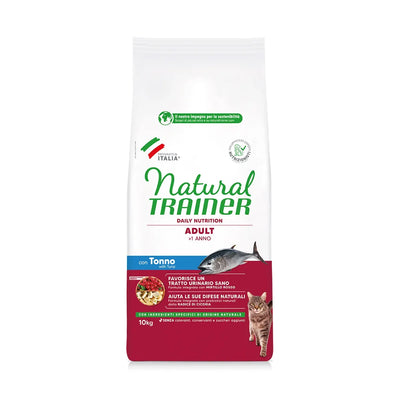 NATURAL TRAINER GATTO ADULT CON TONNO 10 KG