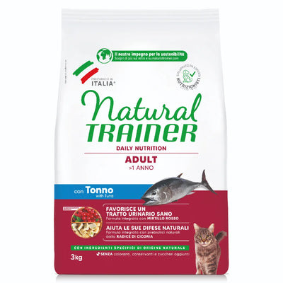 NATURAL TRAINER ADULT CON TONNO 3 KG