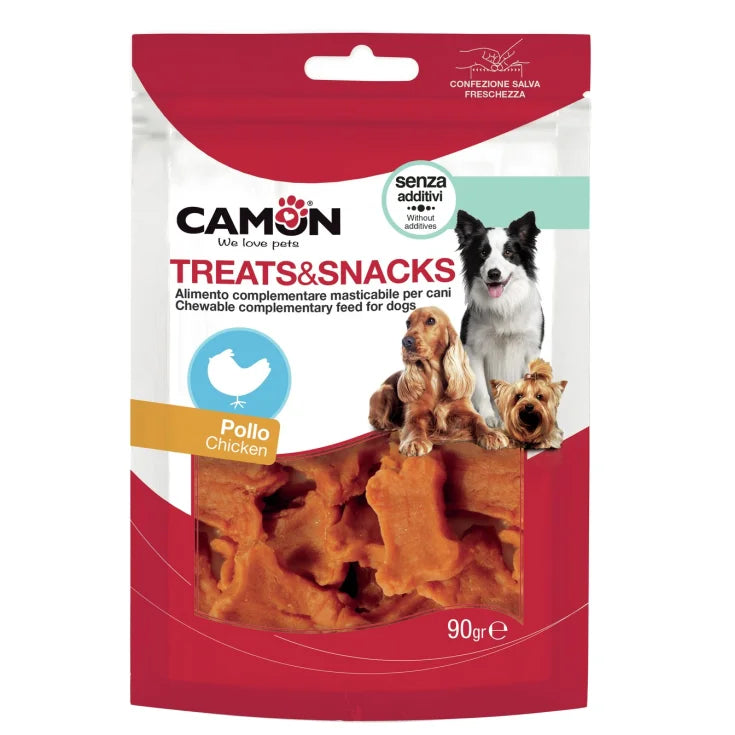CAMON TREATS & SNACK MONOPROTEICO CON POLLO 90 GR