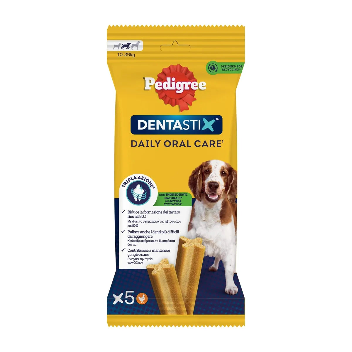 DENTA STIX DAYL ORAL  CARE 10-25 KG  7 PZ 180 GR