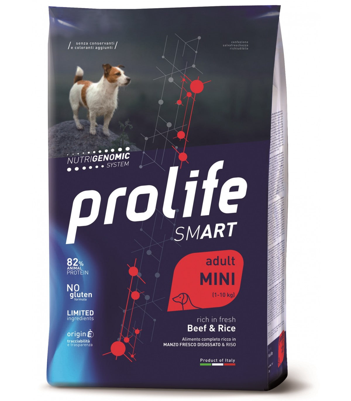 PROLIFE MINI ADULT RICCO DI MANZO OCA FRESCHI DISOSSATI E RISO 2 KG.