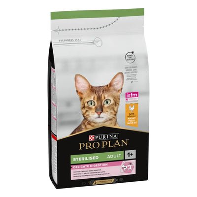 PURINA STERILIZZATO ADULT 1 + DELICATE DIGESTIONE POLLO 1,5 KG.