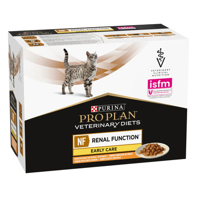 PURINA PEROPLAN RENAL FUCTION EARLY CARE 10 X 85 GR TEMERI PEZZETTI CON POLLO