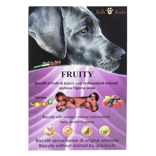 BISCOTTI ROLLS ROCKY FRUTTI DI BOSCO 300 GR.