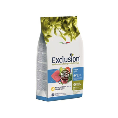 EXCLUSION ADULT MEDIUM BREED ADULT  CON TONNO 12 KG.