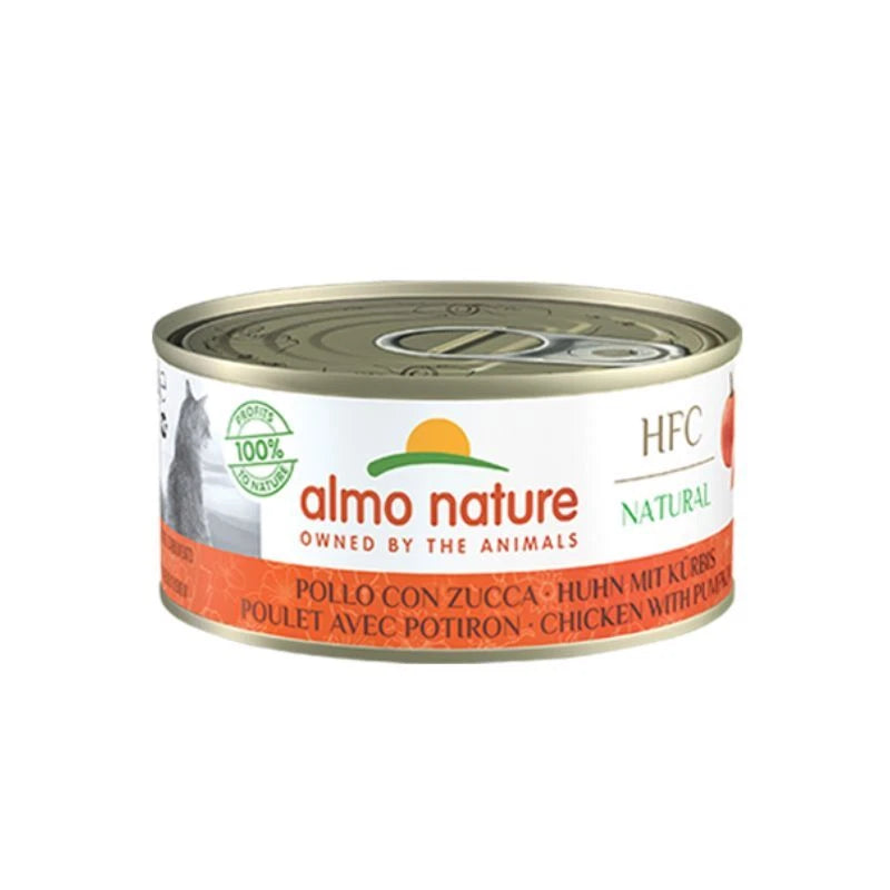 ALMO NATURE HFC NATURAL CON ZUCCA E POLLO 150 GR