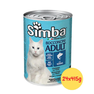 MONGE SIMBA ADULT  BOCCONCINI CON TONNO GR 415.