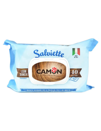 SALVIETTINE CAMON 40 PEZZI LEGNI BIANCHI