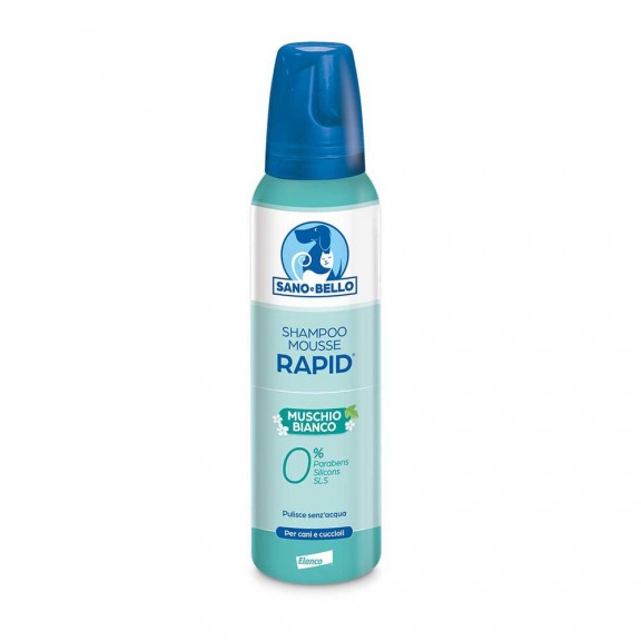 ELANCO SANO+BELLO SHAMPO RAPID MUSCHIO BIANCO  PER CANI E CUCCIOLI 300 ML