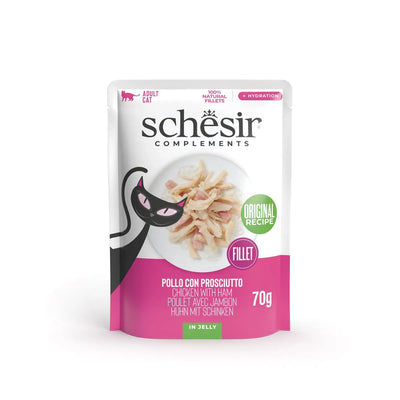SCHESIR BUSTINE POLLO CON PROSCIUTTO  IN JELLY 70 GR