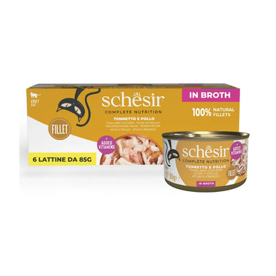 SCHESIR TONNETTO CON POLLO IN BRODO 85 GR