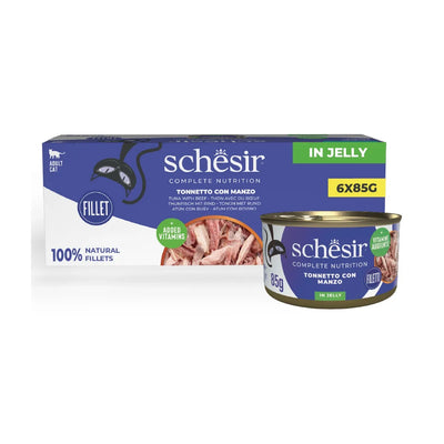 SCHESIR  TONNETTO CON MANZO IN JELLY 85 GR