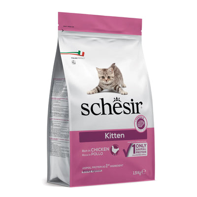 SCHESIR KITTEN RICCO IN POLLO KG 1,5.